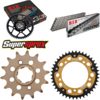 Kettensatz Stealth gold für: TRIUMPH Speedmaster 800 03-04 16-42-112 DID525ZVM-X Endlos