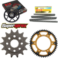 Kettensatz Stealth gold für: HONDA CR500 R 92-01 14-49-114 DID520NZ Clip