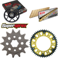 Kettensatz Stealth gold für: HONDA XR250 R 88-89 13-48-108 DID520ZVM-X(G&G) Endlos