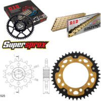 Kettensatz Stealth gold für: HONDA CBF500 04-08/CBF500 AB 15-41-116 DID525ZVM-X(G&G) Endlos