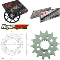 Kettensatz Stealth gold für: HONDA XR600 R [DE] 91-00 14-45-110 DID520ZVM-X Niet