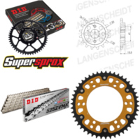 Kettensatz Stealth gold für: HONDA XL600 V Transalp 87-88 15-47-118 DID525ZVM-X(S&S) Endlos