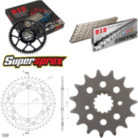 Kettensatz Stealth gold für: HONDA NX650 Dominator 89-90 15-45-108 DID520ZVM-X(S&S) Endlos