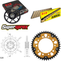 Kettensatz Stealth gold für: HONDA NC750 SA 14-15/SD 14-1 17-43-114 DID520VX3(G&B) Endlos