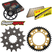 Kettensatz Stealth gold für: HONDA CBR900 R Fireblade 92-95 16-42-108 DID530VX3(G&B) Niet