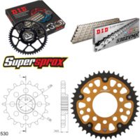 Kettensatz Stealth gold für: HONDA CBX1000 Pro Link 81-82 18-42-108 DID530ZVM-X(S&S) Niet