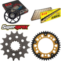 Kettensatz Stealth gold für: HONDA CBF1000 F 11-13/CBF100 16-41-114 DID530VX3(G&B) Niet