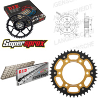 Kettensatz Stealth gold für: DUCATI 600 SS 95-99 14-41-098 DID520ZVM-X(S&S) Niet