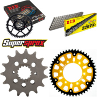 Kettensatz Stealth gold für: DUCATI 620 Monster /s i.e./i 15-48-106 DID520VX3 Endlos