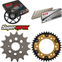 Kettensatz Stealth gold für: DUCATI 600 Monster 94-94/750 15-38-098 DID520ZVM-X(S&S) Niet