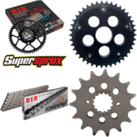 Kettensatz Stealth Edge schwarz für: DUCATI 800 Monster S 15-42-104 DID520ZVM-X Endlos