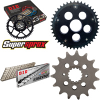 Kettensatz Stealth Edge schwarz für: DUCATI 800 Monster S 15-42-104 DID520ZVM-X(S&S) Endlos