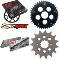 Kettensatz Stealth Edge schwarz für: DUCATI 916 /Biposto/ 15-36-094 DID525ZVM-X Niet