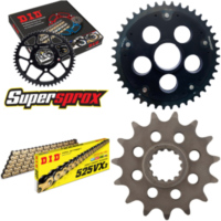 Kettensatz Stealth Edge schwarz für: DUCATI Monster S2R 1 15-41-104 DID525VX3(G&B) Niet