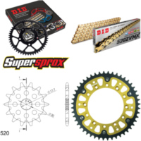 Kettensatz Stealth gold für: YAMAHA WR125 99-01/YZ125 99-01 13-48-112 DID520ZVM-X(G&G) Niet