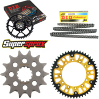 Kettensatz Stealth gold für: YAMAHA WR250 00-01/YZ250 99- 14-50-114 DID520NZ Clip