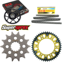 Kettensatz Stealth gold für: YAMAHA WR250 02-02/YZ250 02-07 14-48-114 DID520NZ Clip