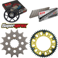 Kettensatz Stealth gold für: YAMAHA WR250 02-02/YZ250 02-07 14-48-114 DID520ZVM-X Niet