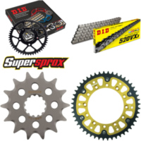 Kettensatz Stealth gold für: YAMAHA YZ426 F 00-02 14-48-114 DID520VX3 Clip