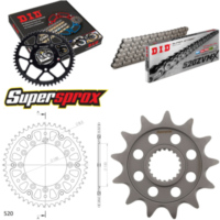 Kettensatz Stealth gold für: YAMAHA YZ250 F 05-09 13-49-114 DID520ZVM-X Niet