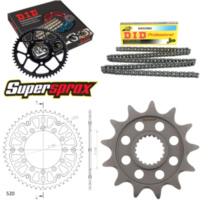 Kettensatz Stealth gold für: YAMAHA YZ250 F 10-15 13-51-116 DID520NZ Clip