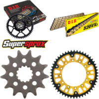 Kettensatz Stealth gold für: YAMAHA WR450 F 07-13 13-50-114 DID520VX3(G&B) Endlos