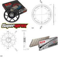 Kettensatz Stealth rot für: YAMAHA TT250 R 93-99 14-44-106 DID520ZVM-X(S&S) Niet