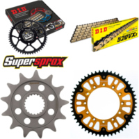 Kettensatz Stealth gold für: YAMAHA WR250 F 05-06 13-52-116 DID520VX3(G&B) Endlos