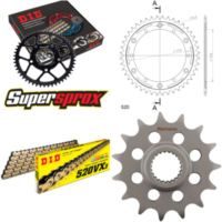 Kettensatz Stealth rot für: YAMAHA TT600 R 93-02/TT600 S 15-44-112 DID520VX3(G&B) Clip