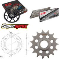 Kettensatz Stealth gold für: YAMAHA XT600 27-PS 87-89 15-40-102 DID520ZVM-X Niet