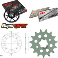 Kettensatz Stealth gold für: YAMAHA XT600 Z Tenere 86-86 15-40-102 DID520ZVM-X(S&S) Endlos