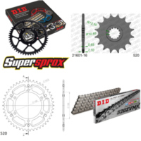 Kettensatz Stealth gold für: YAMAHA XTZ Super Tenere 89-98 16-46-112 DID520ZVM-X Endlos