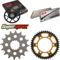 Kettensatz Stealth gold für: YAMAHA FZS1000 Fazer 01-05 16-44-116 DID530ZVM-X(S&S) Niet