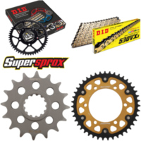 Kettensatz Stealth gold für: YAMAHA YZF1000 R1 98-03 16-43-114 DID530VX3(G&B) Niet