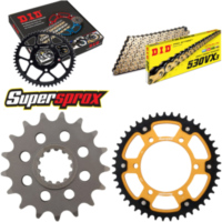 Kettensatz Stealth gold für: YAMAHA YZF1000 R1 04-05 17-45-116 DID530VX3(G&B) Niet