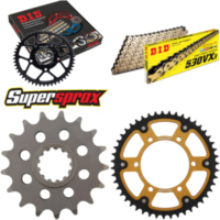 Kettensatz Stealth gold für: YAMAHA YZF1000 R1 09-14 17-47-120 DID530VX3(G&B) Niet