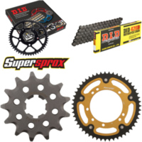 Kettensatz Stealth gold für: KAWASAKI KX85 19``/16`` >4 13-51-130 DID420D Clip