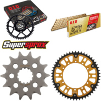 Kettensatz Stealth gold für: KAWASAKI KX250 07-08 14-51-116 DID520ERT2(G&G) Clip