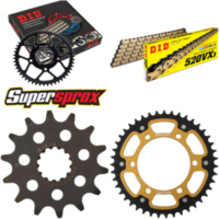 Kettensatz Stealth gold für: KAWASAKI EX250 R Ninja 08-15 14-43-106 DID520VX3(G&B) Endlos