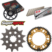 Kettensatz Stealth gold für: KAWASAKI KX250 F 04-05 13-48-114 DID520ZVM-X(S&S) Niet