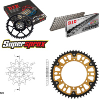 Kettensatz Stealth gold für: KAWASAKI KLX450 R 05-06/KX45 13-50-114 DID520ZVM-X Endlos