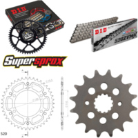 Kettensatz Stealth gold für: KAWASAKI GPZ500 S 94-03 16-41-104 DID520ZVM-X Niet