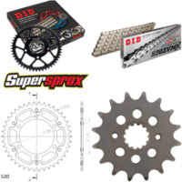 Kettensatz Stealth gold für: KAWASAKI GPZ500 S 94-03 16-41-104 DID520ZVM-X(S&S) Niet