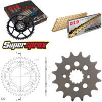 Kettensatz Stealth gold für: KAWASAKI GPZ500 S 94-03 16-41-104 DID520ZVM-X(G&G) Niet