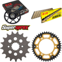 Kettensatz Stealth gold für: KAWASAKI ER-5 Twister 500 2 17-42-106 DID520VX3(G&B) Endlos