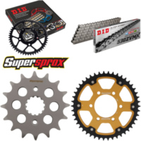Kettensatz Stealth gold für: KAWASAKI ZXR750 90-90 16-46-112 DID530ZVM-X Niet
