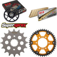 Kettensatz Stealth gold für: KAWASAKI ZXR750 93-95 16-44-110 DID530ZVM-X(G&G) Niet