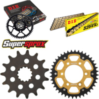 Kettensatz Stealth gold für: KAWASAKI Z1000 /ABS 07-09 15-40-110 DID525VX3(G&B) Endlos