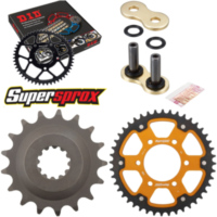 Kettensatz Stealth gold für: KAWASAKI ZZR1200 02-05 17-44-112 DID530ZVM-X(G&G) Niet