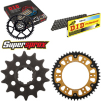 Kettensatz Stealth gold für: HUSQVARNA CR250 92-94/WR250 14-48-114 DID520 Clip